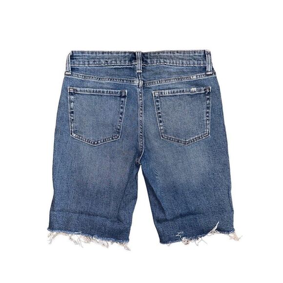 Gap 9" High Rise Denim Bermuda Shorts with Washwell Size 2/26 - Picture 5 of 10